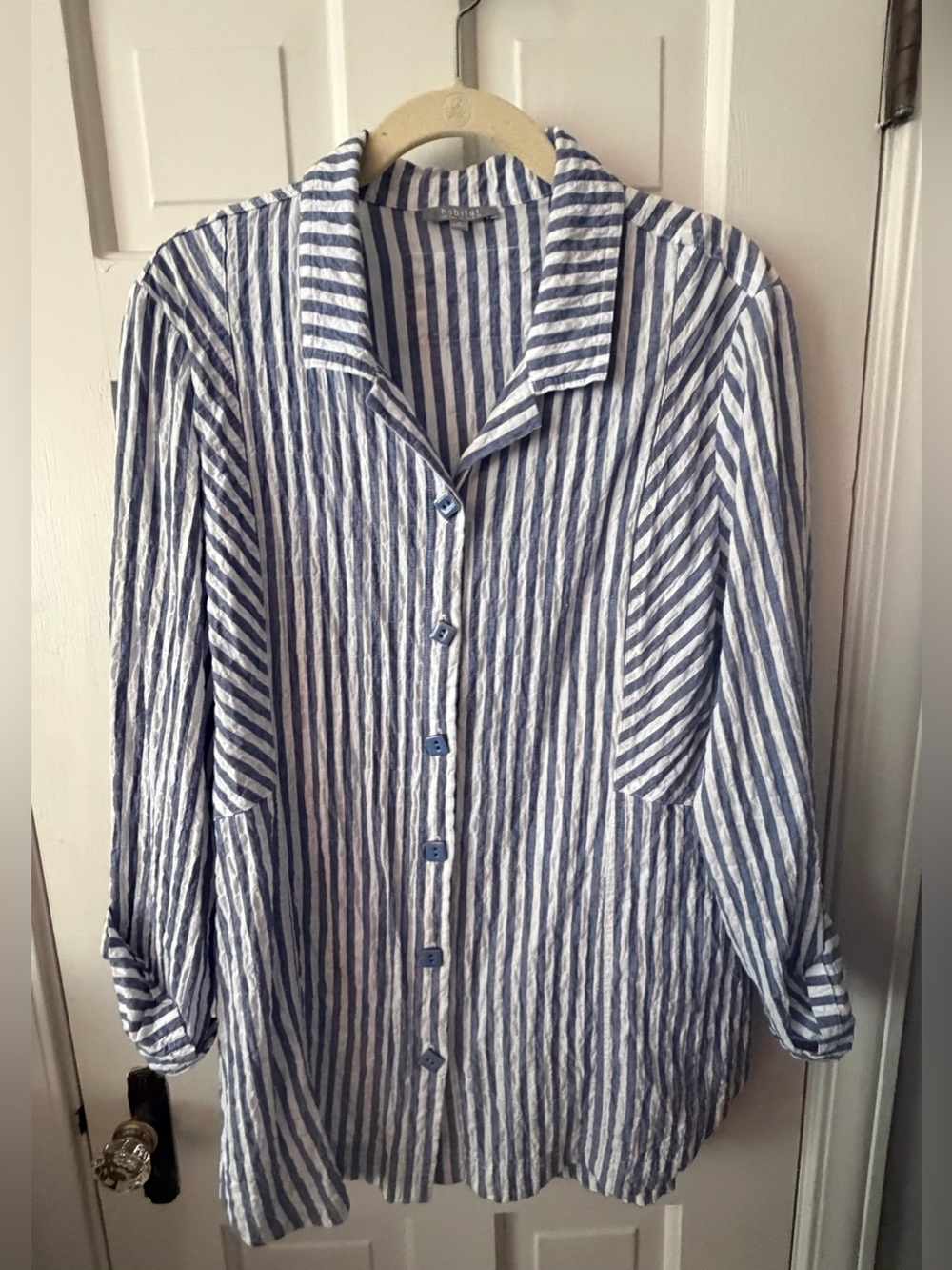 Hampton Stripe Montauk Shirt by Habitat Clothes. Medium